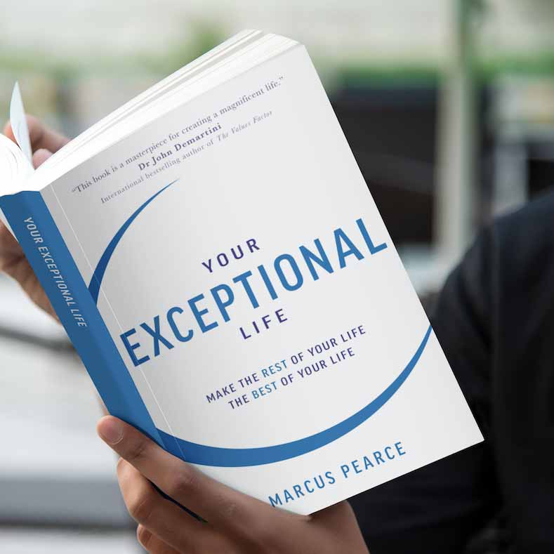 man reading your exceptional life book