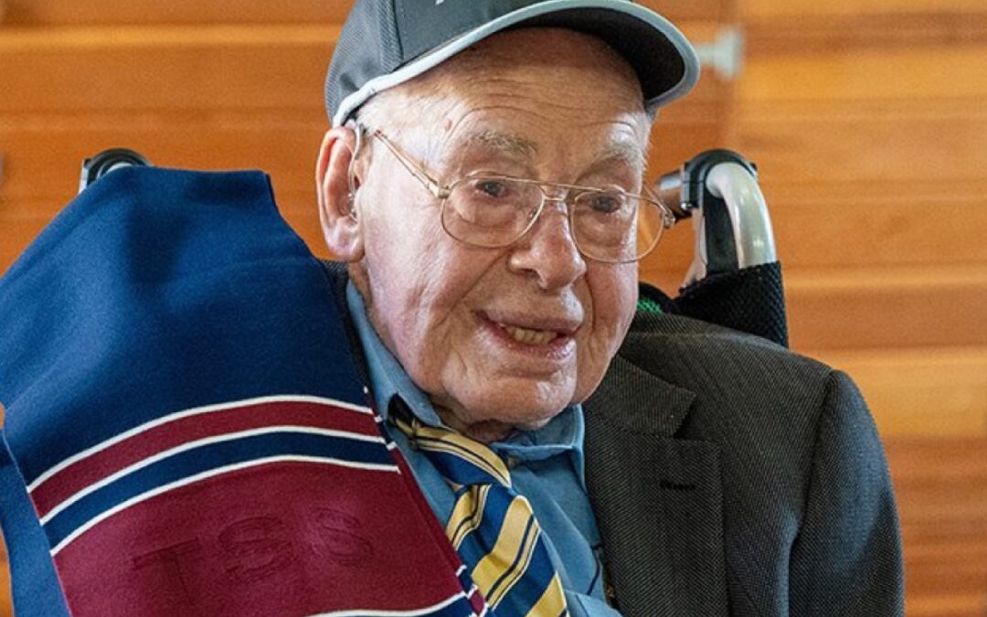 100NO 611: 104yo war veteran Joffre Bell